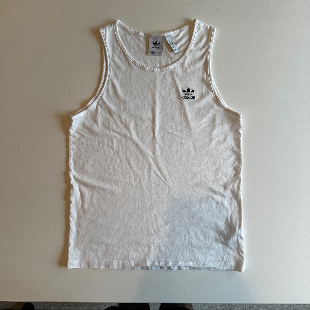 Adidas Men’s size Small White Tank Top